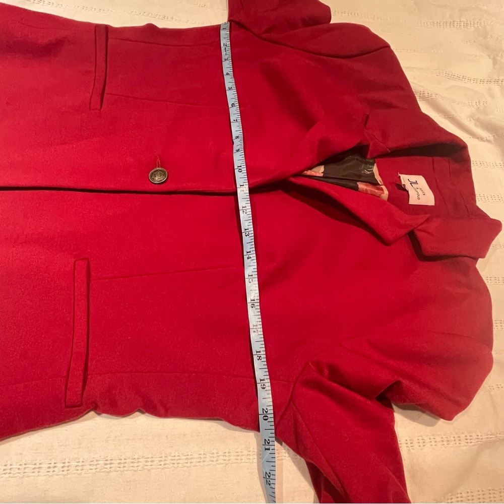 Red Blazer Jacket size L - Picture 6 of 6
